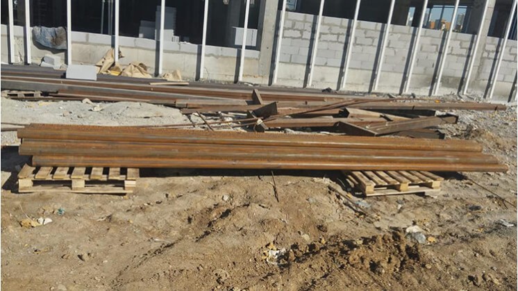 Отгрузка стальных труб с ЦПП покрытием