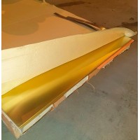 Лист латунный ДПРНТ 10x600x1200 мм ЛС59-1 ГОСТ 2208-2007