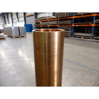 Труба бронзовая прессованная ГКР 55x12,5 мм БрА9Ж4 ГОСТ 1208-2014